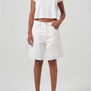 Agolde Indra Shorts in Fortune Cookie Size 28